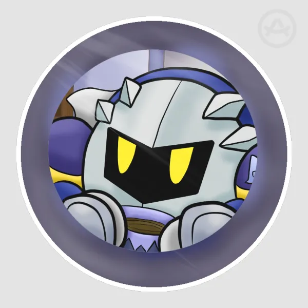 Dream Land Windows - Meta Knight Sticker
