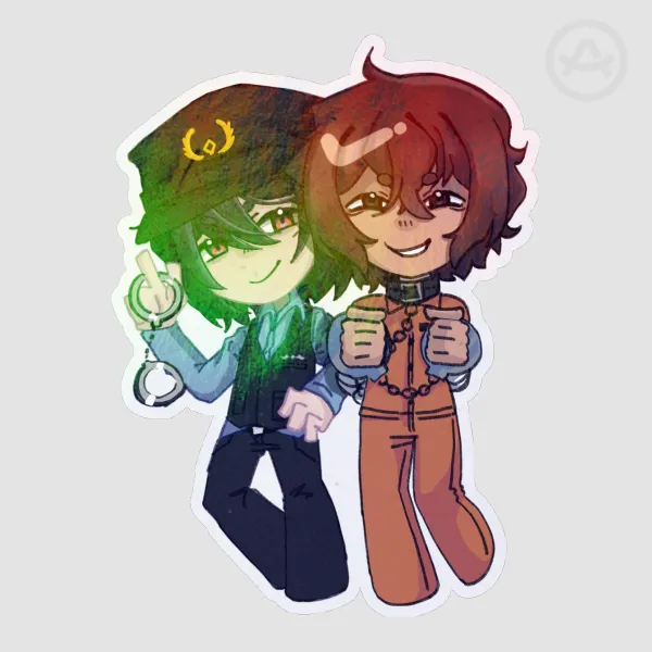 Fyozai BSD Colored Edge Die Cut Stickers