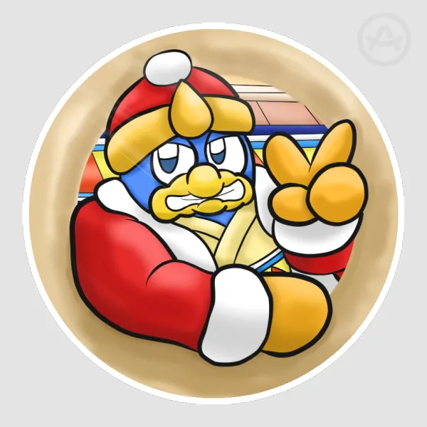 Dream Land Windows - King Dedede Sticker