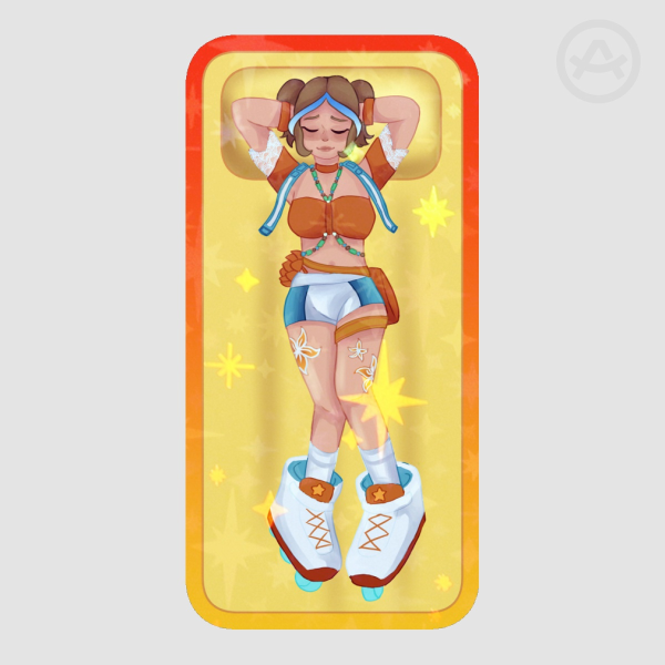 Beachside Juno Colored Edge Die Cut Stickers