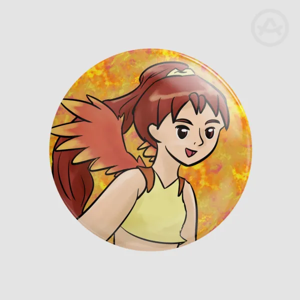 Glossy Raissa Badge