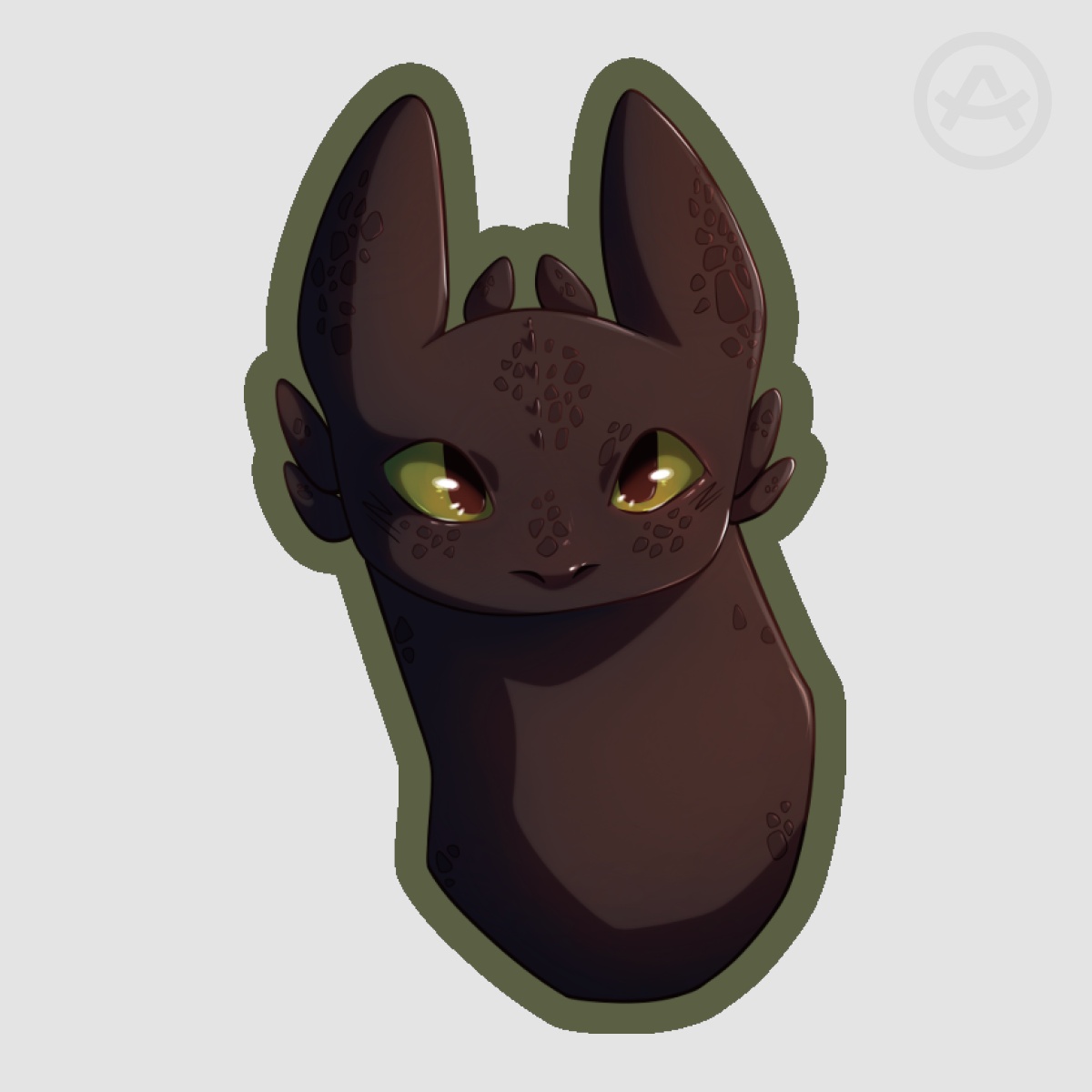 Toothless Sticker