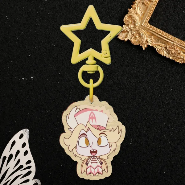 Abel Chibi Mini Wood Keychain