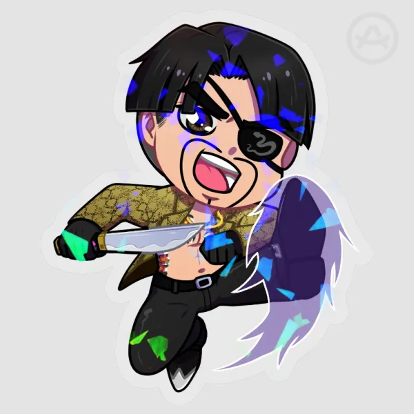 Majima Broken Glass Vinyl Sticker