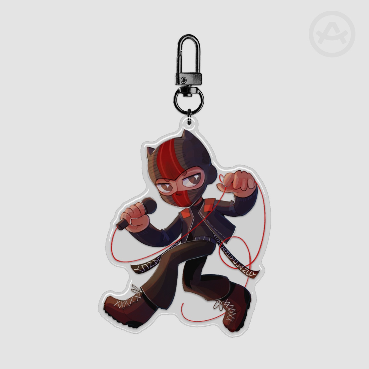 Clancy Epoxy Keychain