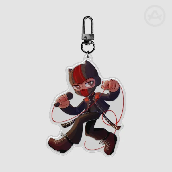 Clancy Epoxy Keychain