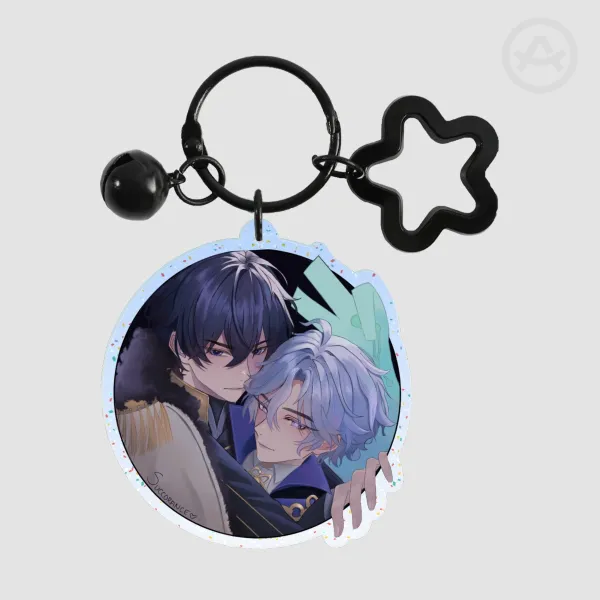 Mitya and Valeriy Keychain Charm