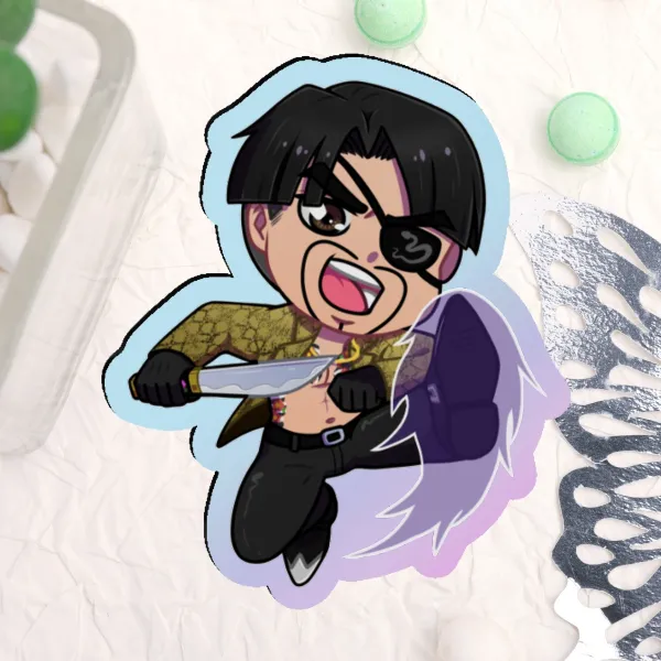 Majima Acrylic Pin