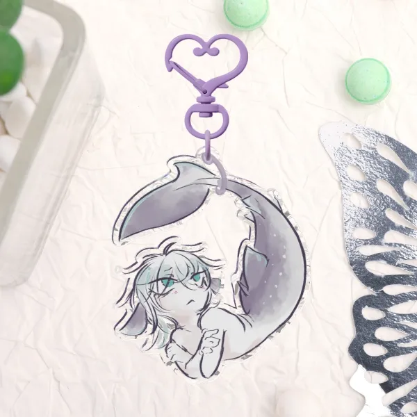 Spiny Dogfish Till keychain