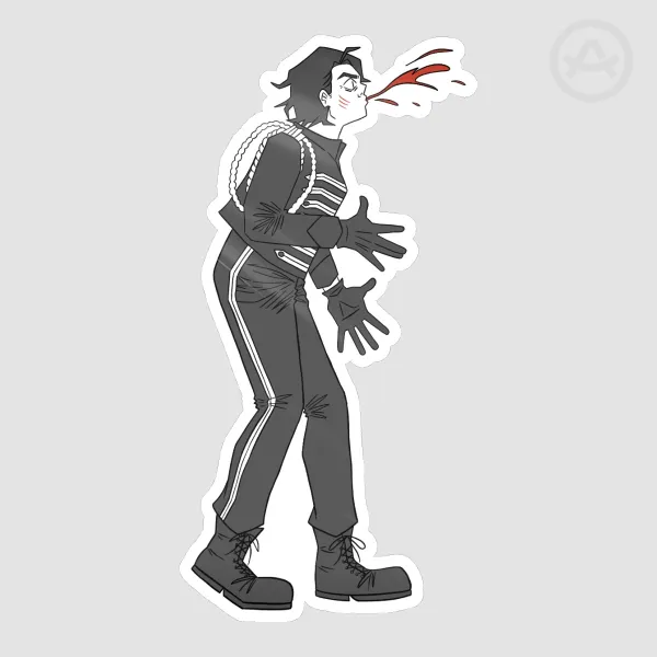 Gerard Way Blood Sticker