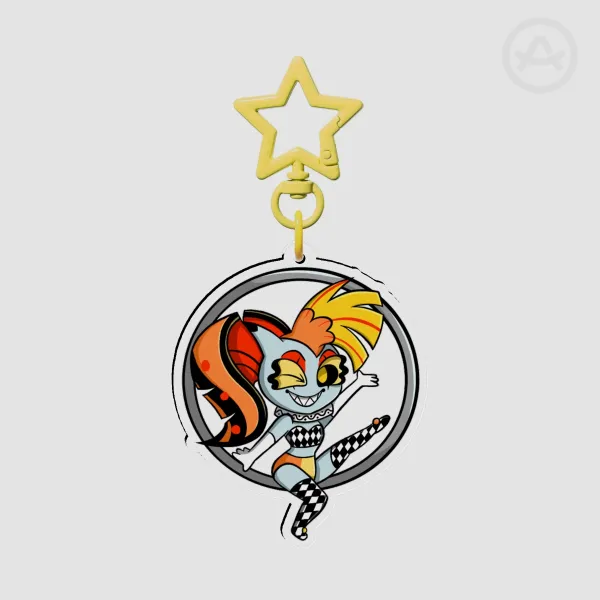 Spooky Circus Glitz (Helluva Boss) Acrylic Keychain