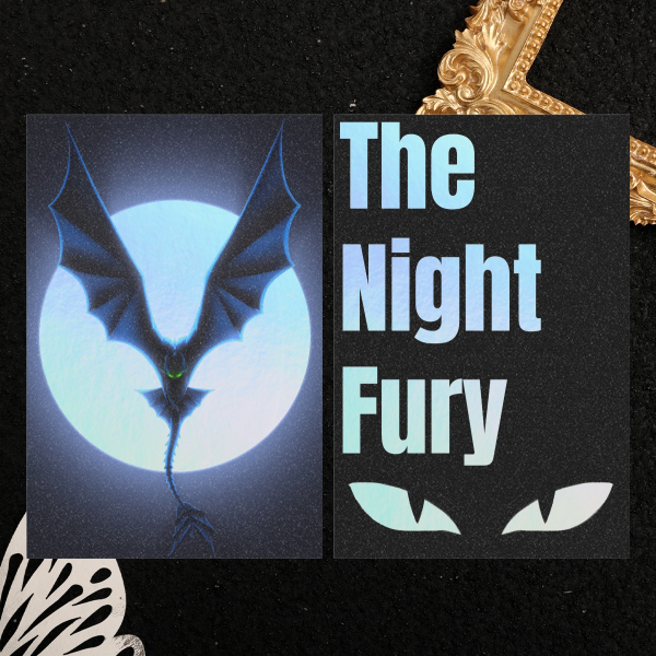 The night fury Holographic Photocard
