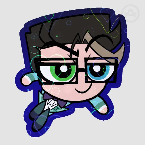 Talk Show Sticker (Heart Holo)