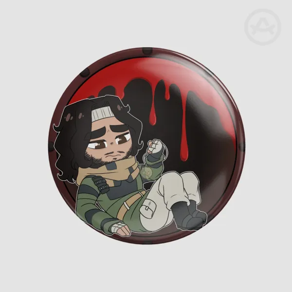 Simon Submerged Button Pin