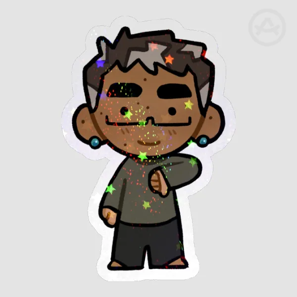 Rocky Die Cut Sticker