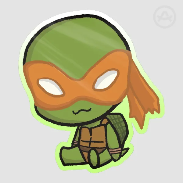 Mikey 2012 TMNT Sticker