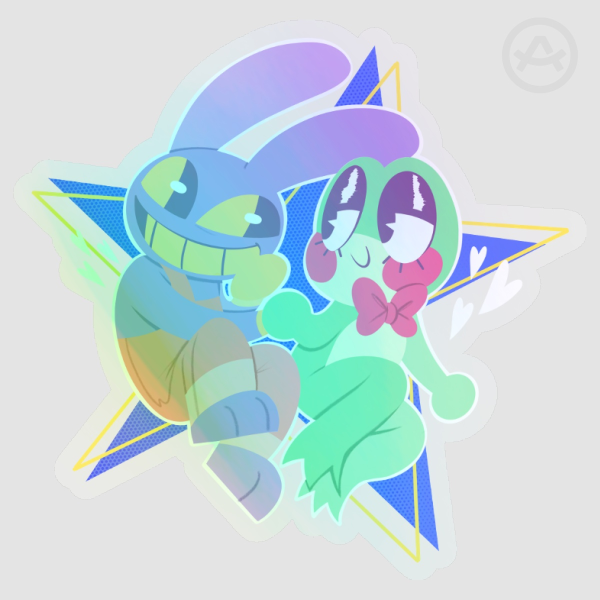 Ribbitrabbit sticker