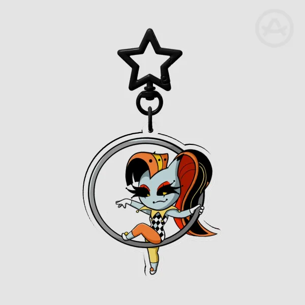 Spooky Circus Glam (Helluva Boss) Acrylic Keychain
