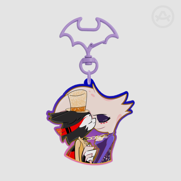 Tied Together Glampire HuskerDust Acrylic Keychain