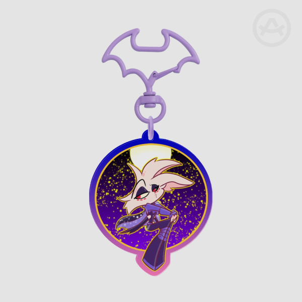 HalloDust Angel Dust Acrylic Keychain