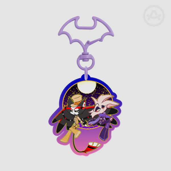 Chibi Glampire HuskerDust Acrylic Keychain
