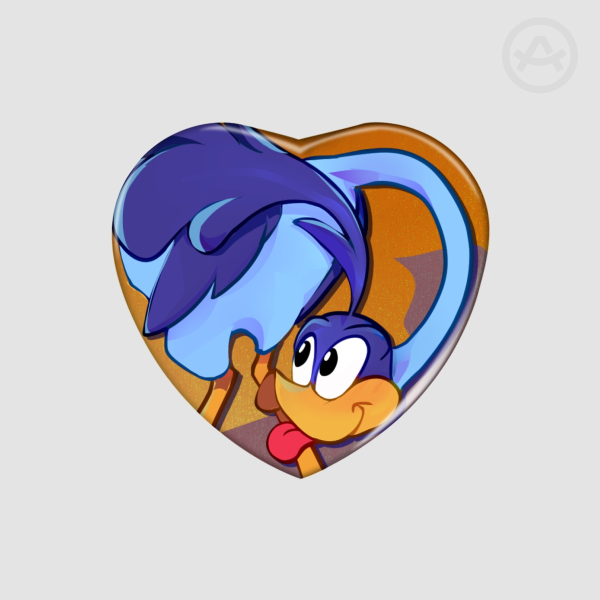 Heart Badge - Roadrunner