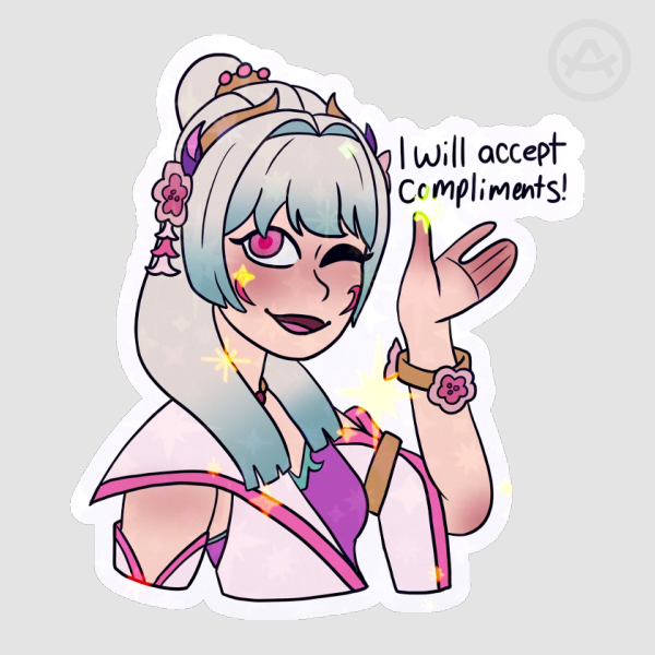Sakura Juno Die Cut Stickers