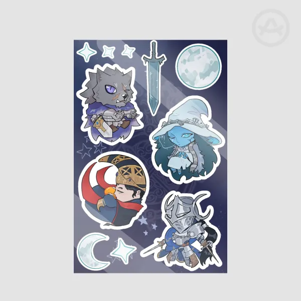 CARIAN FEALTY - ELDEN RING Sticker Sheet