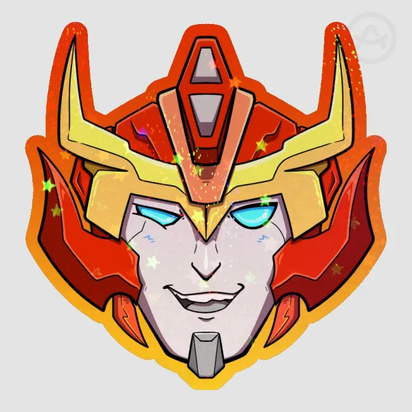 Roddy Colored Edge Die Cut Sticker