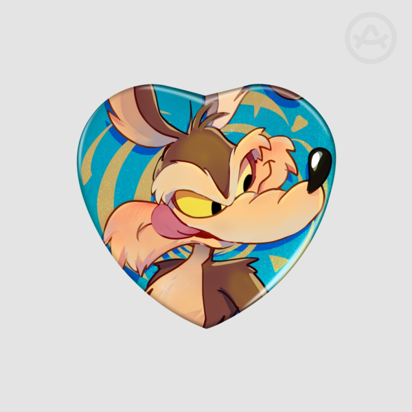 Heart Badge - Wile E Coyote