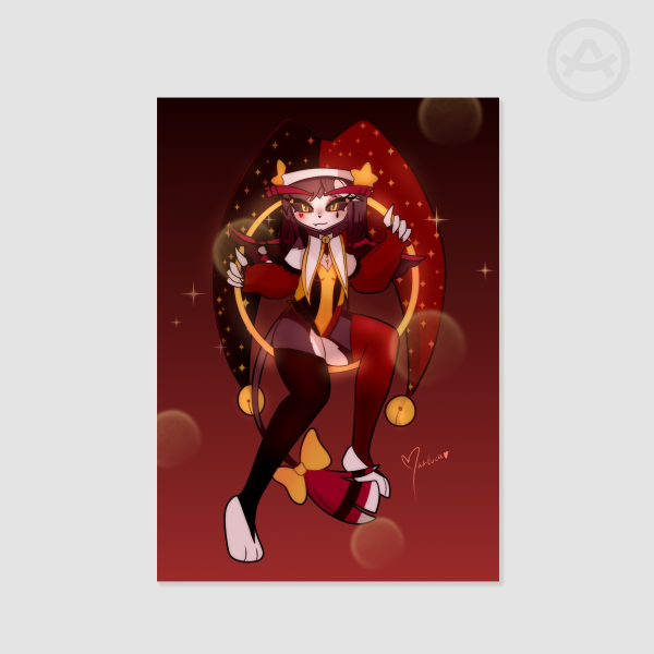 Magician Husk week - Rings | Fem Husk A5 print |  Hazbin hotel