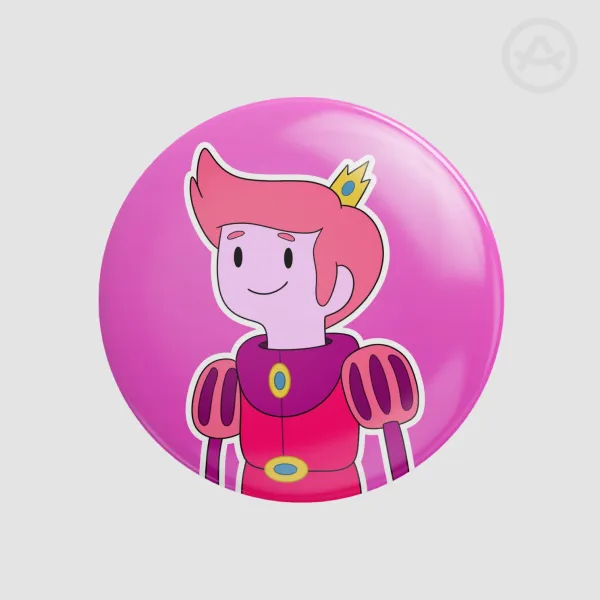 Prince Gumball Round Pin