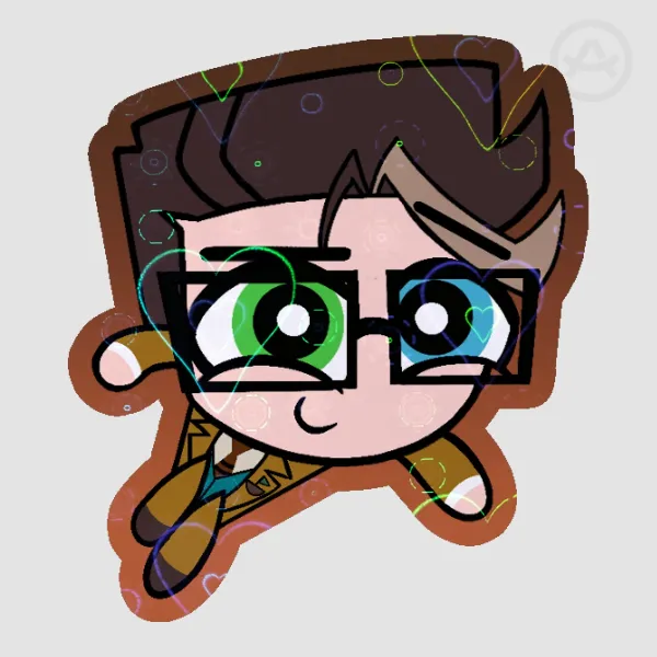 News Reporter Sticker (Heart Holo)