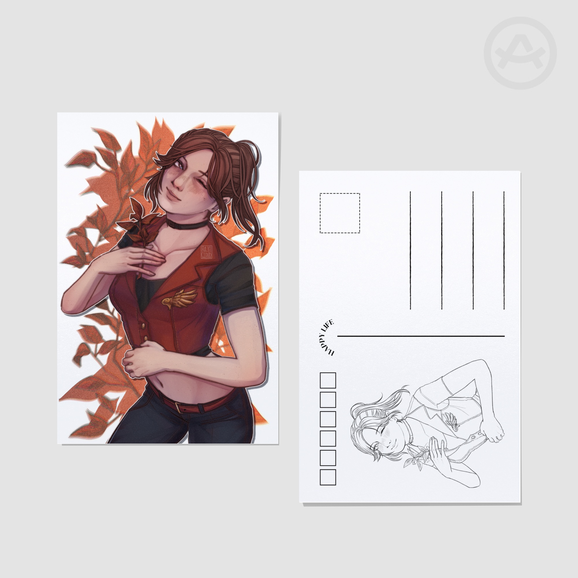Claire Redfield CVX Postcard Print