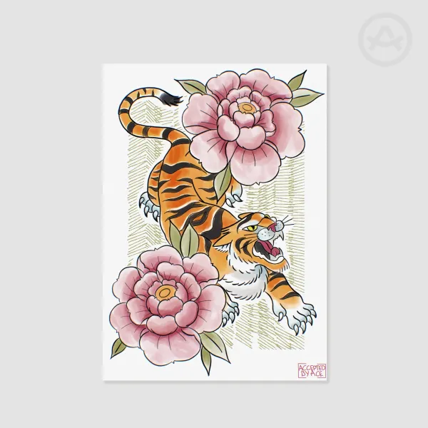 Tattoo tiger print