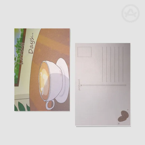 Cappuccino postcard