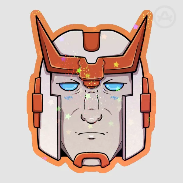 Ratty LL Colored Edge Die Cut Sticker