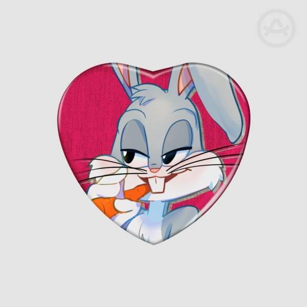 Heart Badge - Bugs Bunny