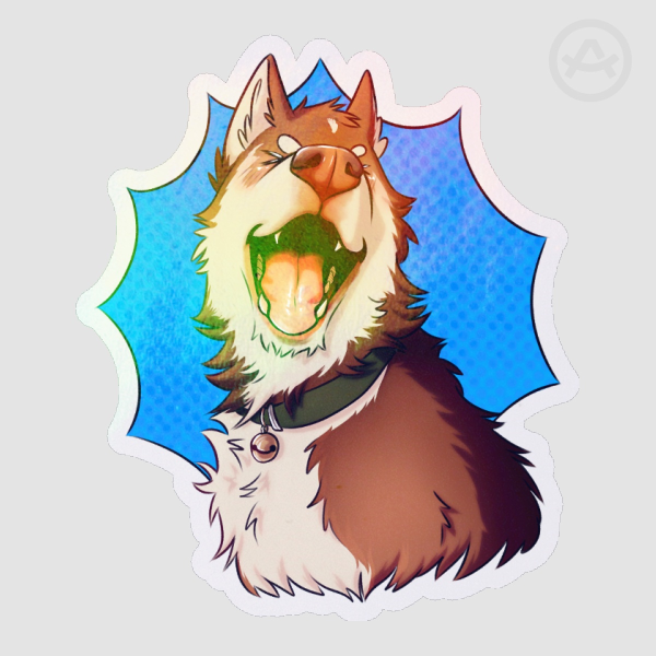 Happy Doggo Sticker