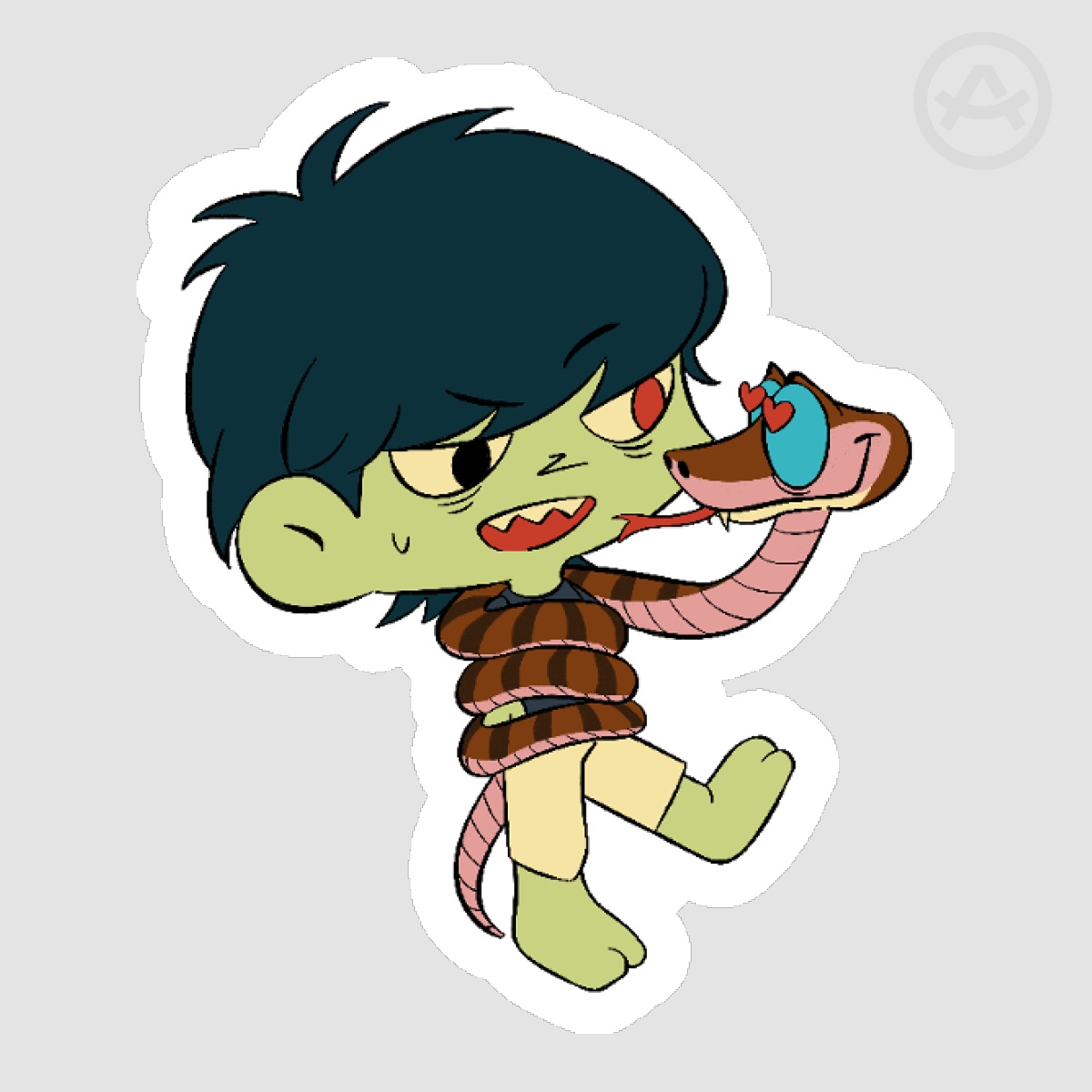Gorillaz Murdoc "The Mountain" Sticker