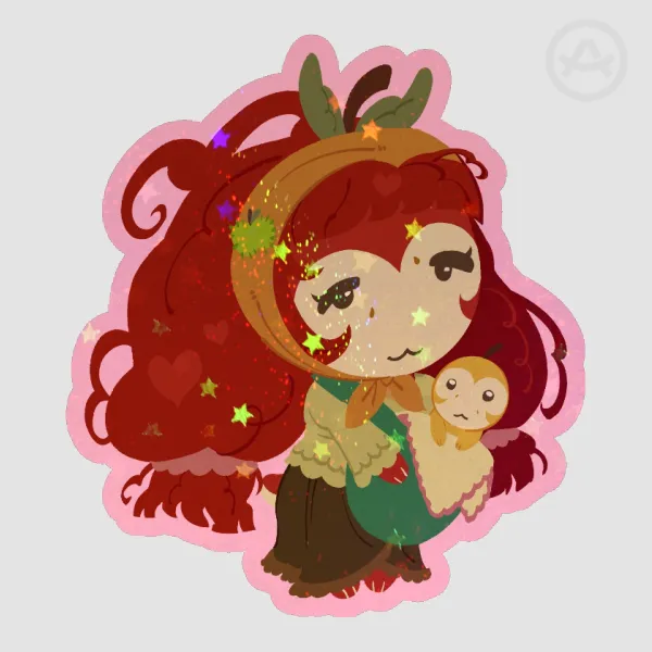 Bella Golds Apple character | Sticker