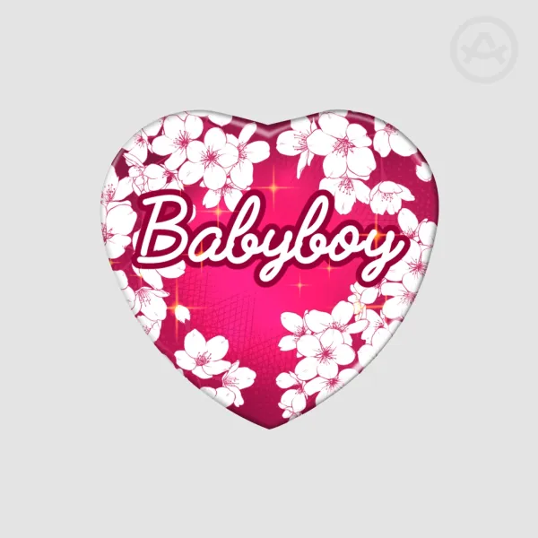Babyboy Heart Badge