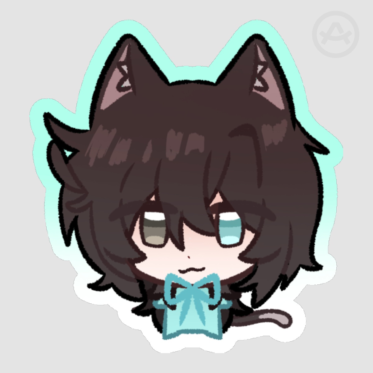 Mini Animal Sinner Sticker - Hong lu
