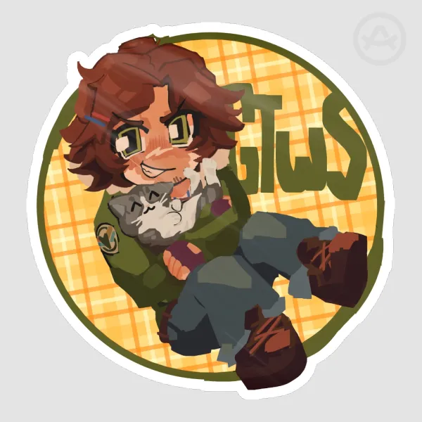 Scar Goodtimes Cabincore Sticker (Ft. Jellie!!)