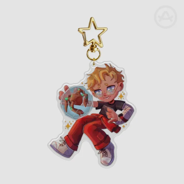 Grace Rocky Stars Epoxy Keychains