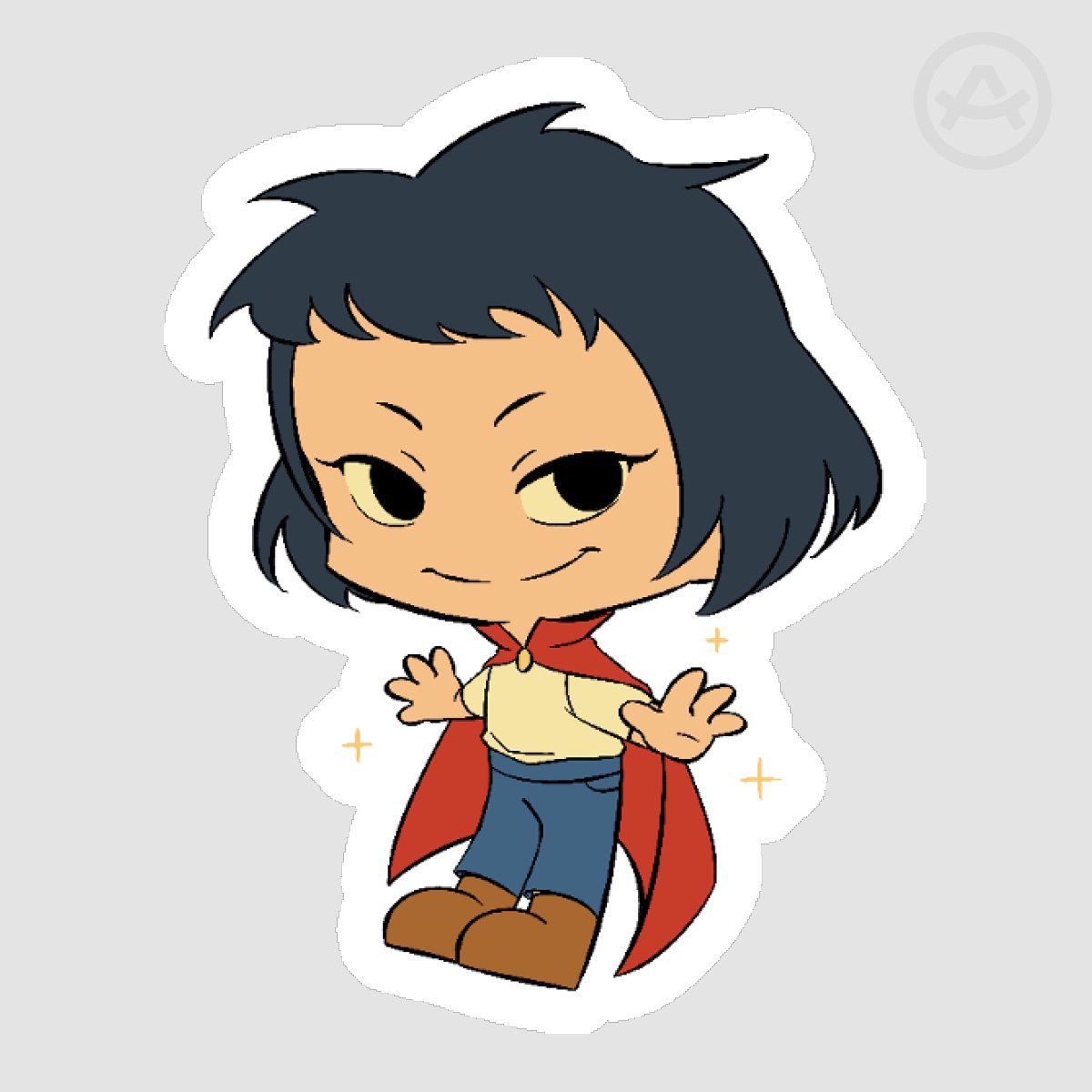 Gorillaz Noodle "The Mountain" Sticker