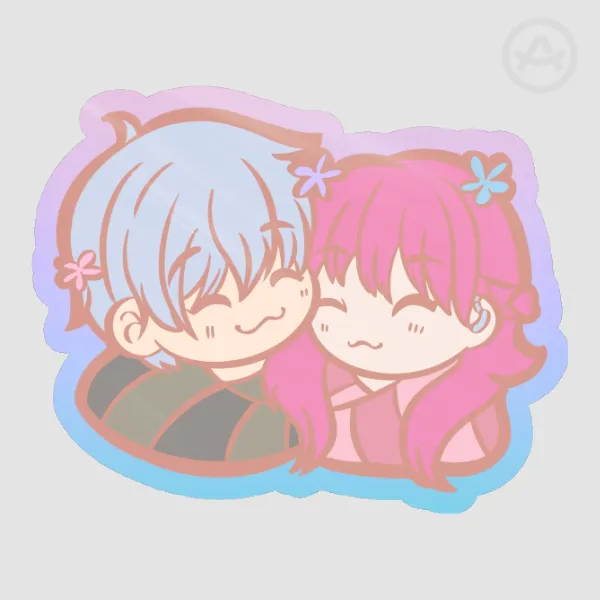 ASOA Colored Edge Die Cut Stickers