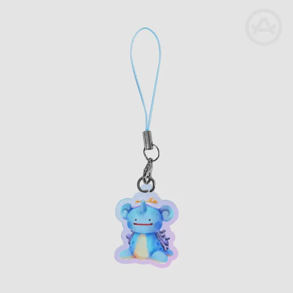 Rainbow Phone Charm - Lapras (Ditto)