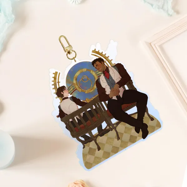 Conversation Chair JayVik Keychain