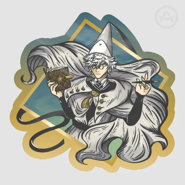 Qifrey Colored Edge Die Cut Stickers
